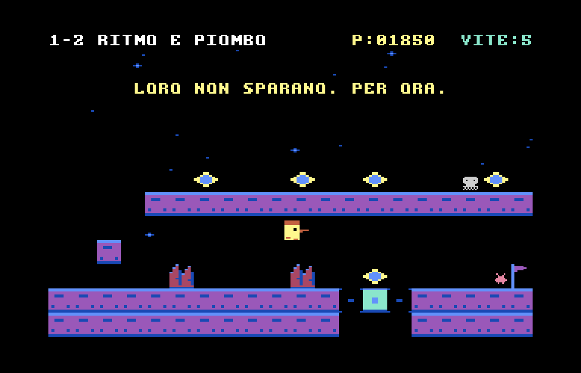 FIDATI. C64, livello 1-2 Ritmo e Piombo